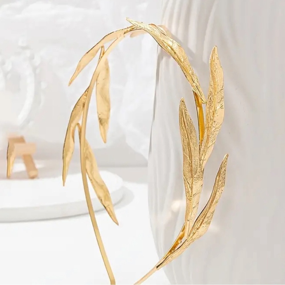 New Gold Leaf Headband Bridal ✨✨✨💕💕 Elegant